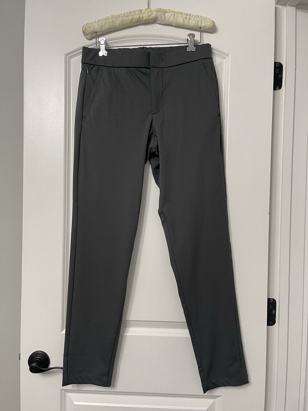 Bonobos Men's S Performance Stretch Golf Pants Dark Gray Heather Tapered Travel